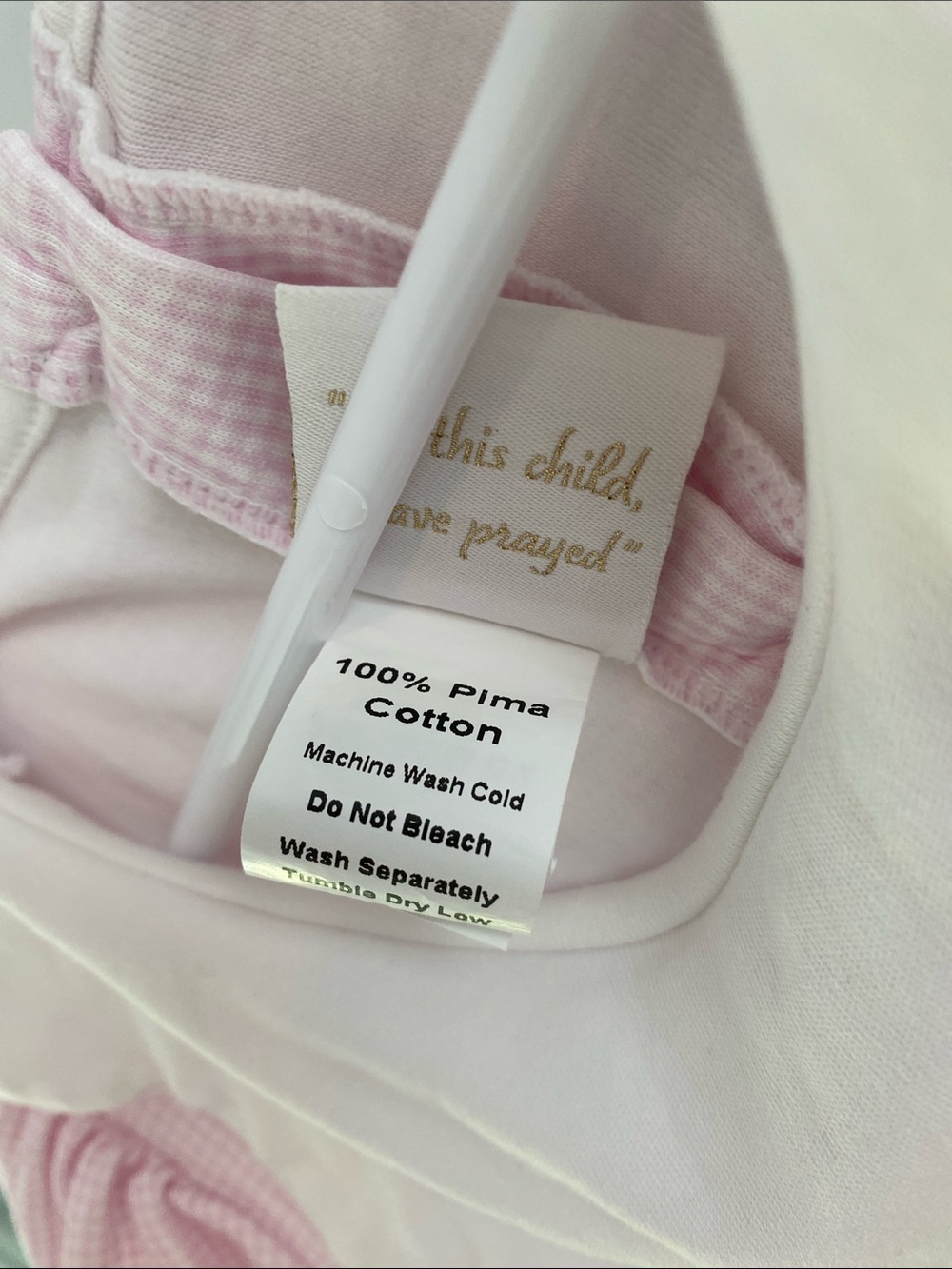 Girls Scallop Collar Gingham Top size 7 - Picture 6 of 7